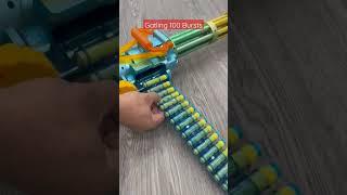 Gatling Electric Toy Gun, Unlimited bursts. Do You Like It?  #toygun #nerf #nerfguns  #Gatling