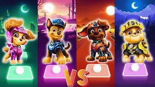 Paw Patrol | Skye VS Chase VS Zuma VS Rubble | Tiles Hop