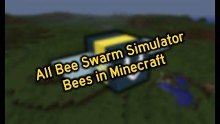 All 43 Bee Swarm Simulator Bees in Minecraft!