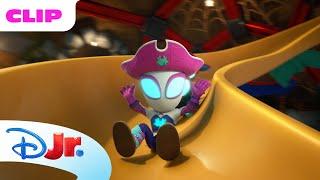 Team Spidey Meets Jeff the Land Shark!  | Marvel's Spidey and his Amazing Friends | @disneyjr​
