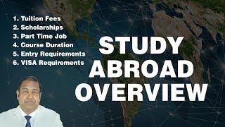 Study Abroad | Scholarship | Tuition fees | Living cost | Part-time job | IELTS