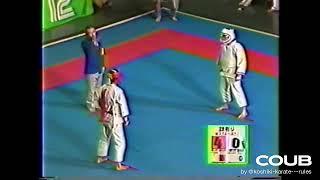 硬式空手 Referee Command: 場外注意 «Jogai Chui» announcement | Koshiki karate | Косики каратэ