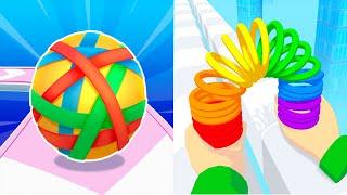 Toy Spring VS Flexy Runner - All Level Gameplay Android iOS Ep1