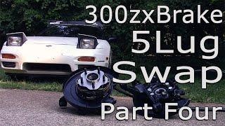 Z32 Brake & 5 Lug swap 240sx (Part Four) Rear knuckle & Ebrake Assembly