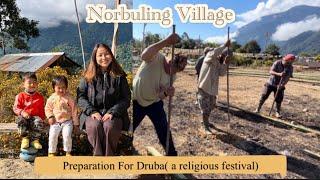 Preparation for Druba Celebrations At  Norbuling || Arunachal Pradesh || #nimowhatever