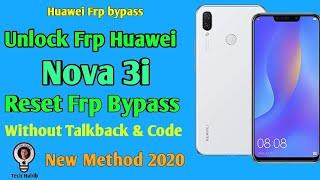 Huawei Nova 3i (INE-LX2r) FRP/Google Lock Bypass