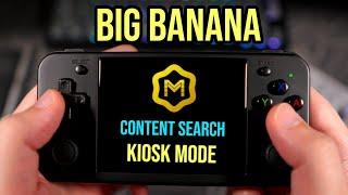 muOS Big Banana Overview - Content Search / Kiosk Mode (RG35xxSP, Rg40xx RGcubeXX)