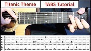 Titanic (My Heart Will Go On) | Fingerstyle Guitar Lesson with TABS on Screen