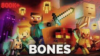  [AMV] BONES - SolvingStraw (Minecraft Animation) [Music Video](Nether War)