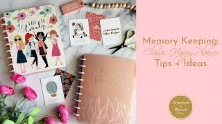 Tips & Ideas for Memory Keeping in a Happy Planner | Memory Journal