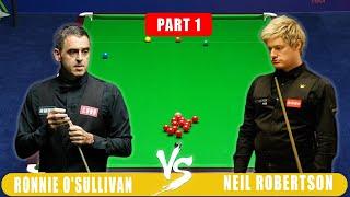 Ronnie O'Sullivan vs Neil Robertson - Players Championship Snooker Highlights (Part 1)