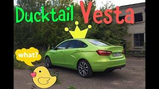 Установка спойлера ducktail (дактейл) или клеим утиный хвост