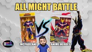 Anime Heroes All Might vs McFarlane All Might - A My Hero Academia Battle