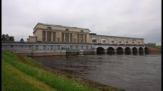 Uglich Hydroelectric Museum on the Volga river in Russia