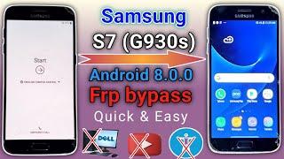 Easy steps! samsung S7/S7 edge frp bypass android 8.0.0 | Samsung G930s google account bypass No  pc