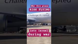 Why did this plane risk flying into Israeli airspace during conflict?