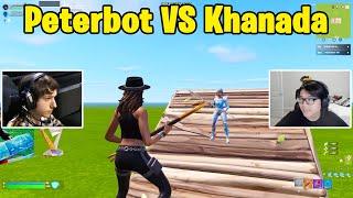 Peterbot VS Khanada 1v1 TOXIC Buildfights!