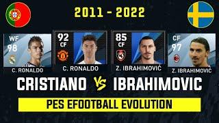 RONALDO VS IBRAHIMOVIC EFOOTBALL EVOLUTION | PES 2011 - EFOOTBALL 2022