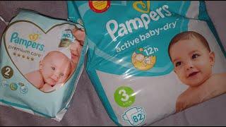 Pampers Premium Care и Active Baby-Dry. Полный обзор