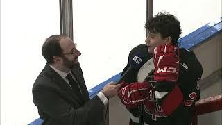 Bauer Genest Pembroke Lumber Kings Game interview