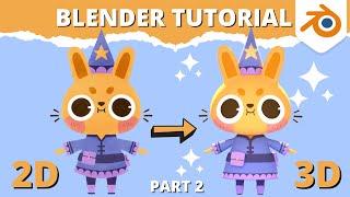 Blender Tutorial - 2D Drawing to 3D Model (Part 2)