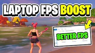 How To Boost FPS on Laptop Fortnite Chapter 4 *INSANE FPS & FPS DROPS FIX*