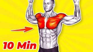  BEAT MAN BOOBS  10-MIN Chest Workout to Melt Fat!