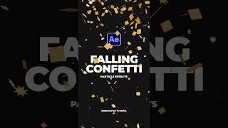 Confetti New Year Particle Effects for After Effects #tutorial