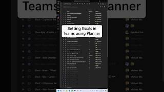 Set Goals in Microsoft Planner #shorts