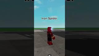 All Spiderman Suits in Marvel Superhero Brawl #brawl #marvel #roblox #superhero