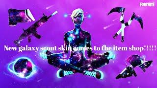 New galaxy scout skin comes to the fortnite item shop!!!!