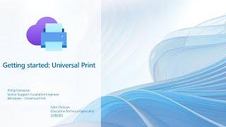 Universal Print Overview