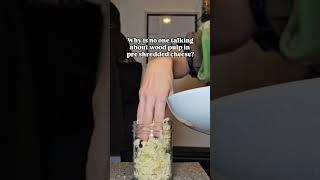 Yep. That “anti-caking agent” is often cellulose—aka finely ground wood. 🪵#foodismedicine #realfood