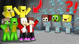 Baby JJ, Mikey and Banana Kid Use CAMOUFLAGE to PRANK PARENTS in Minecraft Maizen!