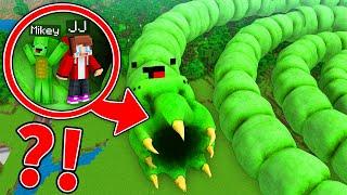 How Mikey and JJ Get Inside Mikey WORM in Minecraft ?  - Maizen