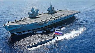 Russian Submarine SURFACES Near HMS Queen Elizabeth, Then THIS Happened...