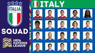 ITALY Squad For UEFA Nations League 2024/25 | Italy | FootWorld