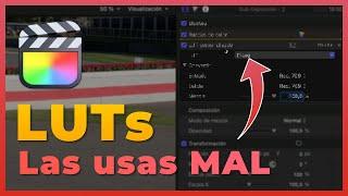  Cómo usar BIEN las LUTs en videos LOG con Final Cut Pro