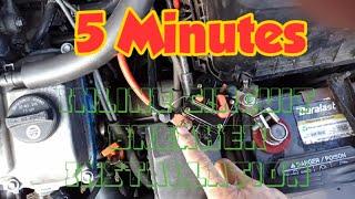 Short Video: 5 Minutes Installation of Inline 100A Fuse for Minivan Camper's Power Inverter