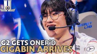 Oner Crushes #G2's Hopes GigaBin Arrives vs #PSG | #Worlds2024