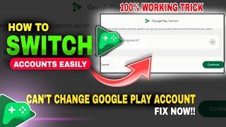 How to Fix Google Play Games Login Issues  Switch Accounts Easily -  RC24 Login Issue