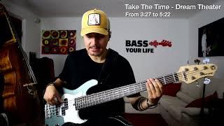 “Take The Time” - Dream Theater -  Bass Cover #bassyourlife #dreamtheater