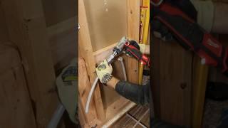 Installing PEX A Plumbing - #shorts #homerepairtutor