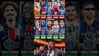 Just 5 years ago, some of PSG's stars were struggling across Europe Now they’ve won the treble,,,