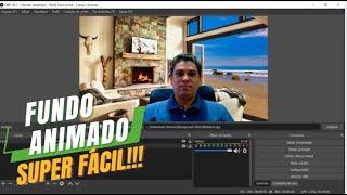 Como colocar FUNDO ANIMADO GRÁTIS na sua REUNIÃO ou AULA VIRTUAL (Chroma key OBS Studio)