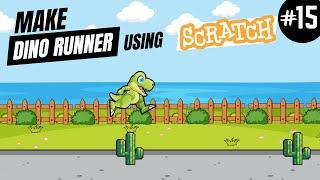 How to Make Dino Runner Game using Scratch | Tutorial #15