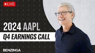 WATCH LIVE: Apple Q4 2024 Earnings Call | $AAPL