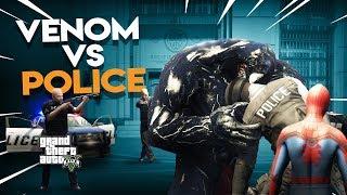 GTA 5 MODS VENOM VS POLICE | GTA 5 VENOM 2018 MOD FUN