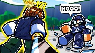 Hunting Killstreak Hunters as a FAKE NOOB in The Strongest Battlegrounds!