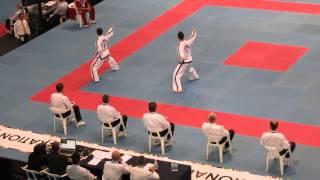 2013 ITF World Championship Benidom Spain - 4th dan pattern finals - Suska vs Parent (Juche)